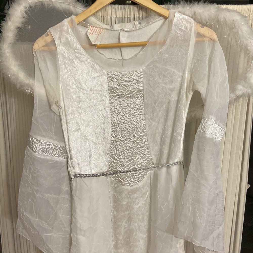 Adult Snow Princess/Angel/ Fairy Halloween Costume